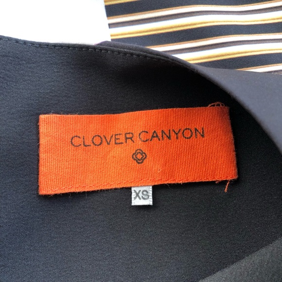 Clover Canyon Ancient Parallels Mini Dress Side Openning Size XS Women's - Picture 9 of 9